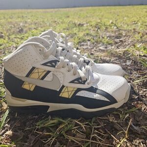 Nike High-Top Sneakers - White, Black, Yellow